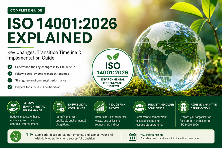 ISO 14001:2026 Explained: Key Changes, Transition Timeline & Implementation Guide