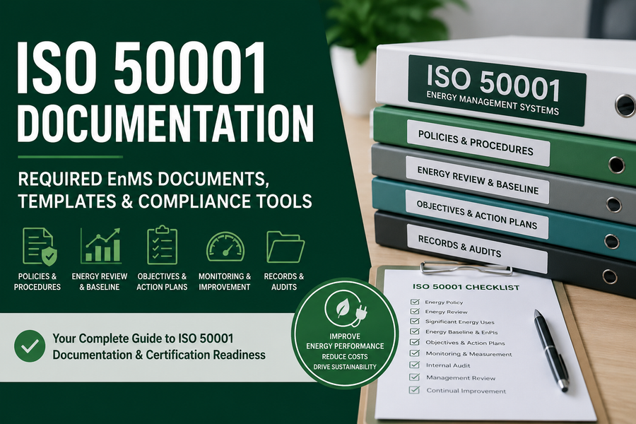 ISO 50001 Documentation: Complete List of Required EnMS Documents and Templates