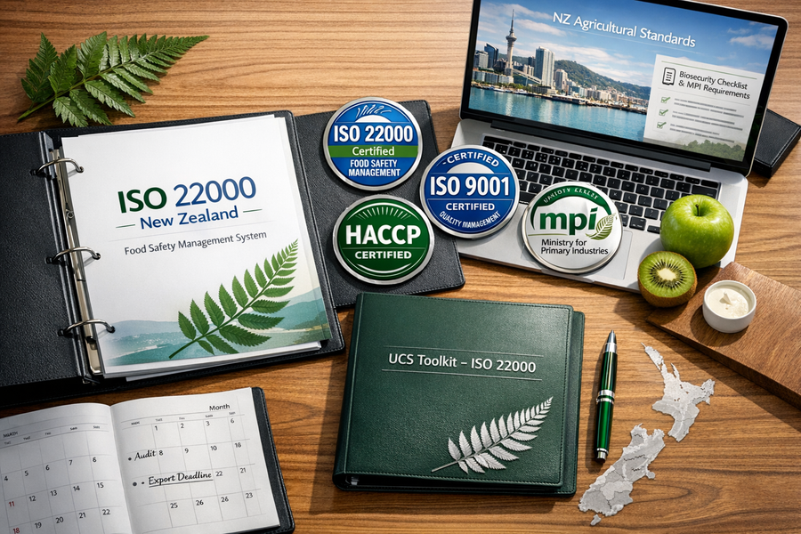 New Zealand Agriculture ISO 22000: Auckland & Wellington Food Safety