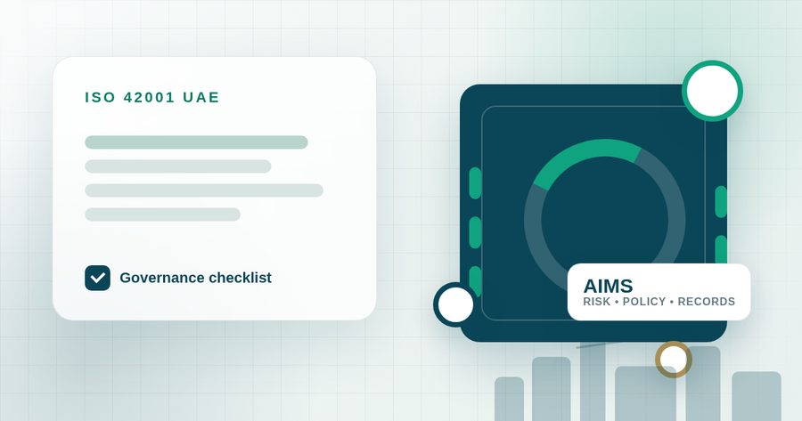 ISO 42001 UAE AI governance documentation checklist for UAE companies