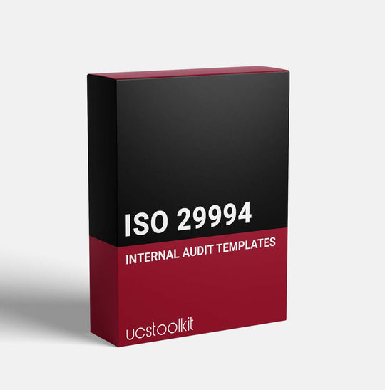 ISO 29994 Internal Audit Template - ucstoolkit