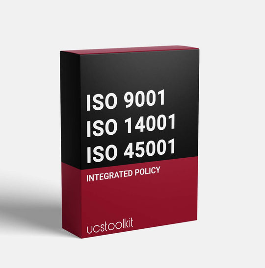 ISO 9001, ISO 14001 & ISO 45001 Integrated Policy - ucstoolkit