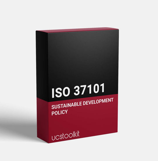 Sustainable Development Policy as per ISO 37101:2016 - ucstoolkit