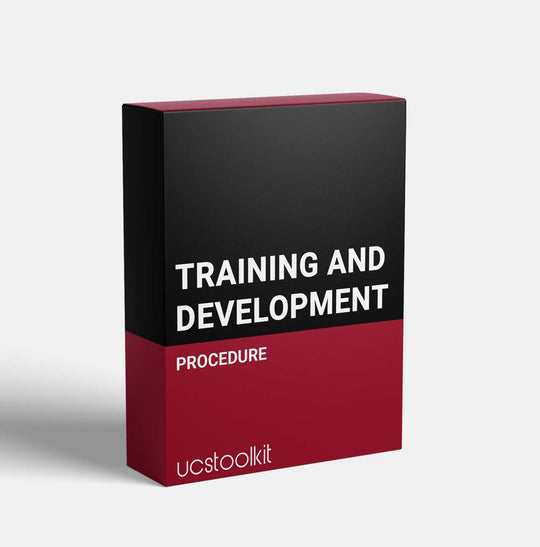 Training and Development Procedure - ucstoolkit